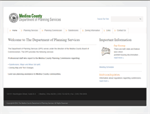 Tablet Screenshot of planning.co.medina.oh.us